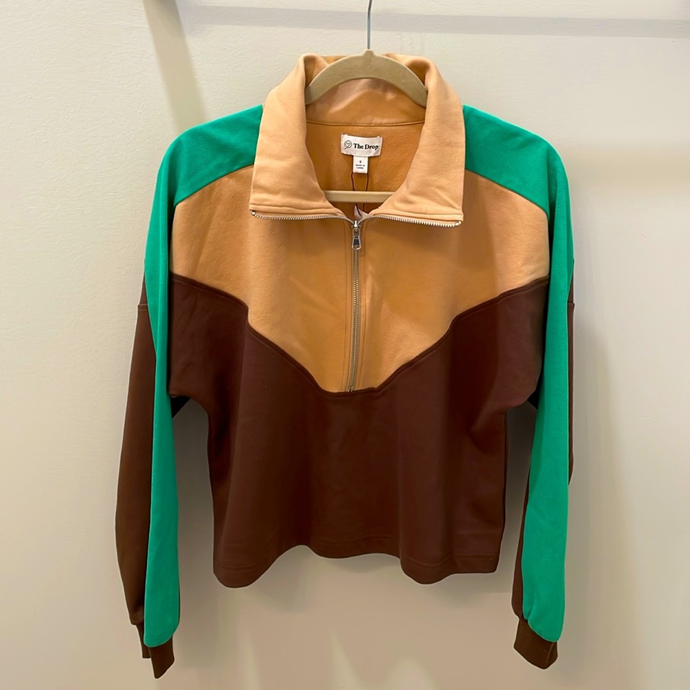 The Drop pullover cropped sweater, NWT size S
